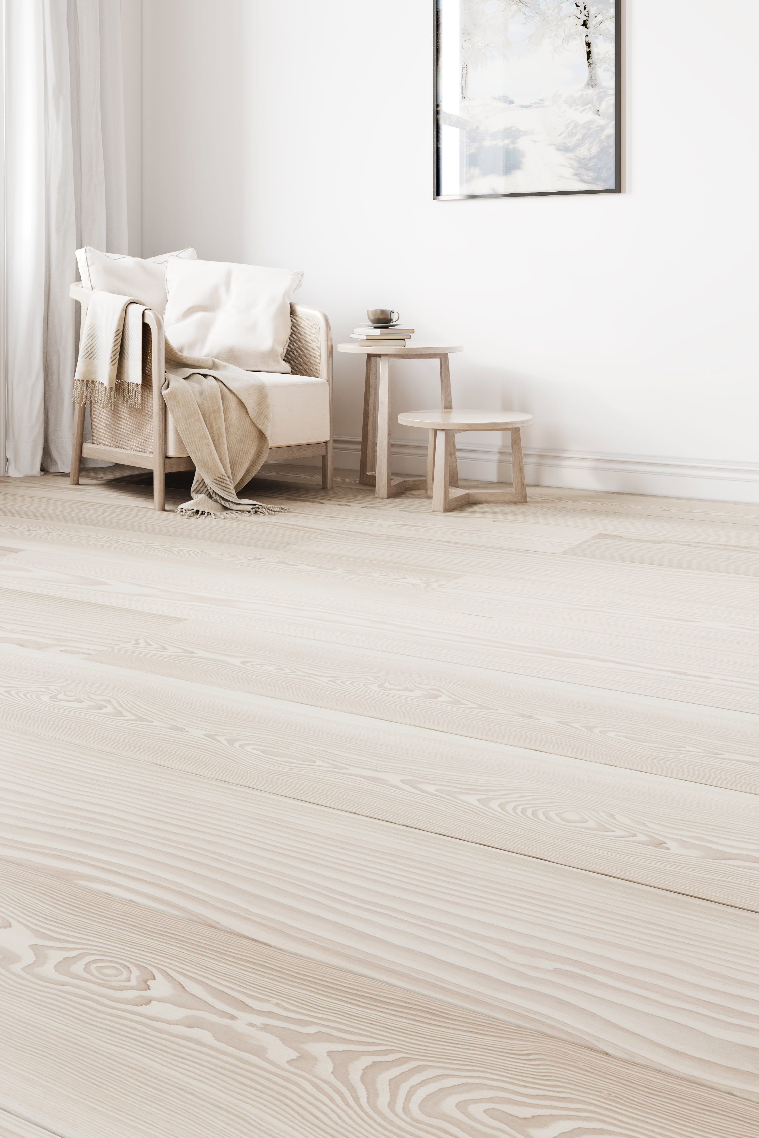 light wood floor